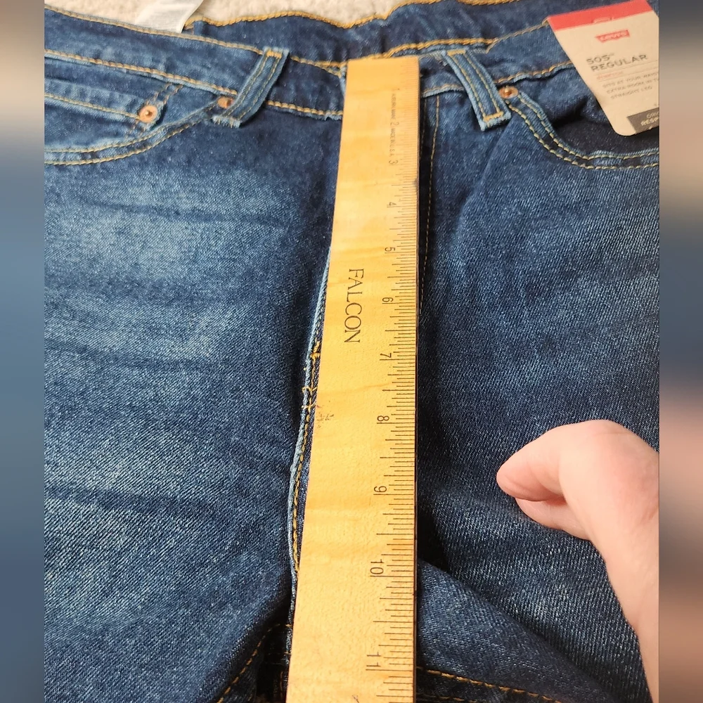 Levi's Men's 505 Straight Regular Fit Jeans - Medium Wash - 30W X 32L